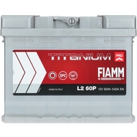 Автомобильный аккумулятор FIAMM Titanium Pro 540A (60 А·ч)