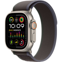 Умные часы Apple Watch Ultra 2 LTE 49 мм (титановый корпус, титановый/черно-синий, нейлоновый ремешок размера S/M)