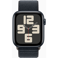 Умные часы Apple Watch SE 2 44 мм (алюминиевый корпус, полуночный/полуночный, нейлоновый ремешок)