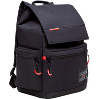 Городской рюкзак Grizzly RQL-216-1 (черный/красный)