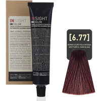 Крем-краска для волос Insight Incolor 6.77 темно-фиолетовый темный блонд