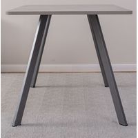 Кухонный стол Домотека Гамма ПР-1 (серый бетон/серый/96)