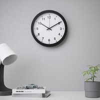 Настенные часы Ikea Чалла 004.662.11 (черный)