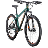 Велосипед Forward Quadro 27.5 2.0 disc р.19 2019 (зеленый)