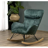 Кресло-качалка Halmar Castro (темно-зеленый)