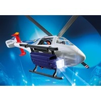 Конструктор Playmobil PM6921 Полицейский вертолет с LED прожектором