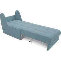 Кресло-кровать Мебель-АРС Барон №2 (велюр, голубой Luna 089)
