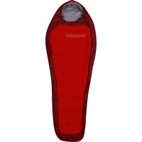 Спальный мешок Trimm Impact 195 (красный/бордовый, левая молния)