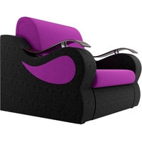 Кресло-кровать Лига диванов Меркурий 100676 80 см (фиолетовый/черный)
