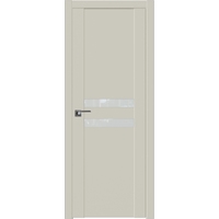 Межкомнатная дверь ProfilDoors 2.03U L 60x200 (магнолия сатинат, стекло белый лак)