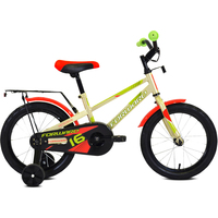 Детский велосипед Forward Meteor 16 2022 (серый/зеленый)