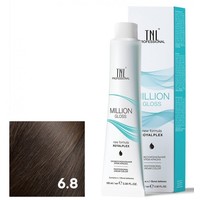 Крем-краска для волос TNL Professional Million Gloss 6.8 100 мл