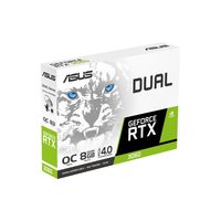 Видеокарта ASUS Dual GeForce RTX 3060 White OC Edition 8GB GDDR6 DUAL-RTX3060-O8G-WHITE