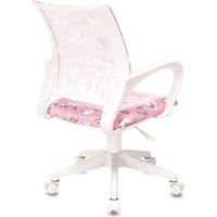 Компьютерное кресло Бюрократ Burokids 1 (розовый единороги/пластик белый)