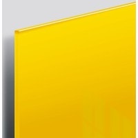 Магнитно-маркерная доска BRAUBERG стеклянная 45x45 см (желтый)