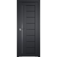 Межкомнатная дверь ProfilDoors 17U L 90x200 (черный матовый, триплекс черный)