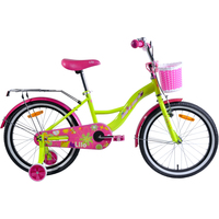 Детский велосипед AIST Lilo 20 2022 (салатовый/розовый)
