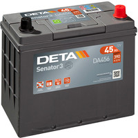 Автомобильный аккумулятор DETA Senator3 DA456 (45 А·ч)
