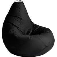 Кресло-мешок Kreslomeshki Груша дюспо (XL, черный)