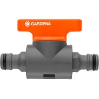 Коннектор Gardena Coupling with Flow-Control Valve 02976-20