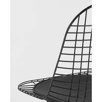 Стул Stool Group Eiffel (черный/черная подушка)