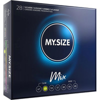 Гладкие и рельефные презервативы My.Size Mix №28 размер 49