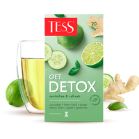 Зеленый чай Tess Get Detox 20 шт