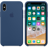 Чехол для телефона Apple Silicone Case для iPhone X Blue Cobalt