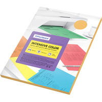Набор цветной бумаги OfficeSpace Intensive Color A4 IC_38229 (100 л, оранжевый)