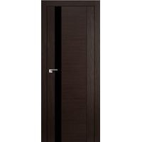 Межкомнатная дверь ProfilDoors 62Х 80x200 (венге мелинга/стекло черный лак)