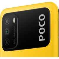 Смартфон POCO M3 4GB/128GB Восстановленный by Breezy, грейд B (желтый)