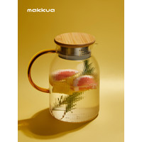 Заварочный чайник Makkua Ribbed Glassware RT1200 + 2 кружки