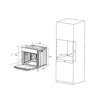 Электрический духовой шкаф ZorG NEO616 (белый) в Гомеле