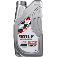 Моторное масло ROLF GT 5W-40 SN/CF 1л