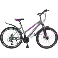 Велосипед Greenway Colibri-H 27.5 (серый/розовый, 2018)