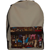 Городской рюкзак Armadil P-1101 (бежевый/рисунок)