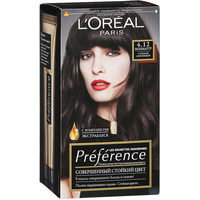 Крем-краска для волос L'Oreal Recital Preference 4.12 Монмартр Глубокий коричневый