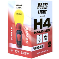 Галогенная лампа AVS Vegas H4 12V 60/55W 1шт [A78141S]