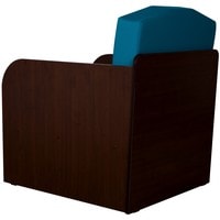 Кресло-кровать Мебель Холдинг Юлечка 815 (темно-коричневый/бирюзовый)