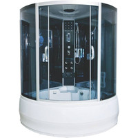 Душевая кабина Водный мир ВМ-8851 150x150 (тонированное стекло)