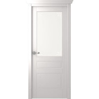 Межкомнатная дверь Belwooddoors Эверли 200x90 см (стекло, эмаль, белый/мателюкс 45)