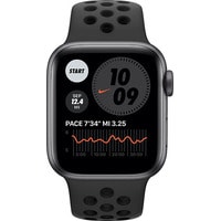 Умные часы Apple Watch Series 6 Nike 44 мм (алюминий серый космос/антрацит)