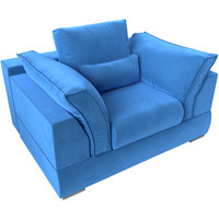 Интерьерное кресло Mebelico Пекин 115377 (велюр, голубой)