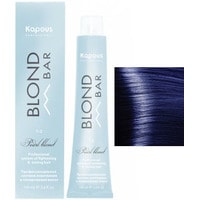 Крем-краска для волос Kapous Professional Blond Bar с экстрактом жемчуга BB 07 корректор синий
