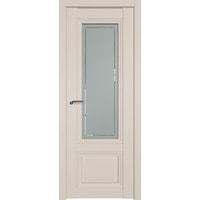 Межкомнатная дверь ProfilDoors 2.103U L 70x200 (санд, стекло гравировка 4)