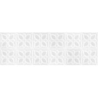 Керамическая плитка Meissen Лиссабон Рельеф квадраты LBU053 250x750 (белый)