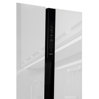 Холодильник side by side Hyundai CS6073FV (белое стекло)