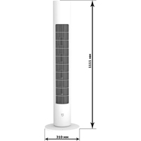 Колонный вентилятор Xiaomi Mijia DC Inverter Tower Fan BPTS01DM (европейская версия)