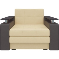 Кресло-кровать Mebelico Комфорт 58748 (бежевый/коричневый)