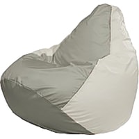 Кресло-мешок Flagman Груша Медиум Г1.1-334 (серый/белый)